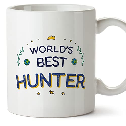 Image of MUGFFINS Hunter Mug - in English - World's Best - Funny Gift for Colleagues - Ceramic 11oz Mug
