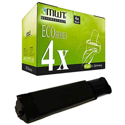 Image of 4x MWT Toner compatible for Epson Aculaser CX 11 wie C13S050190 S050190 Black Set