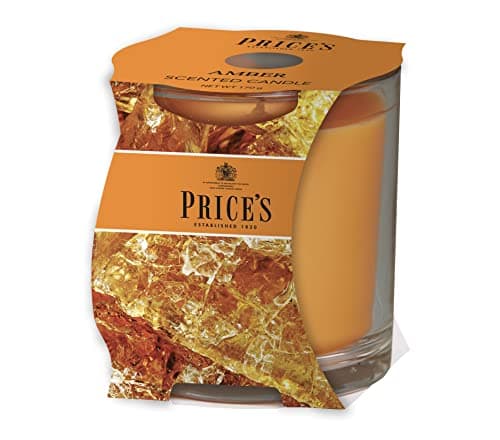 Image of Price's - Amber Jar Candle - Delicate, Sweet, Oriental Fragrance - Long Lasting Scent - Up to 45 Hour Burn Time
