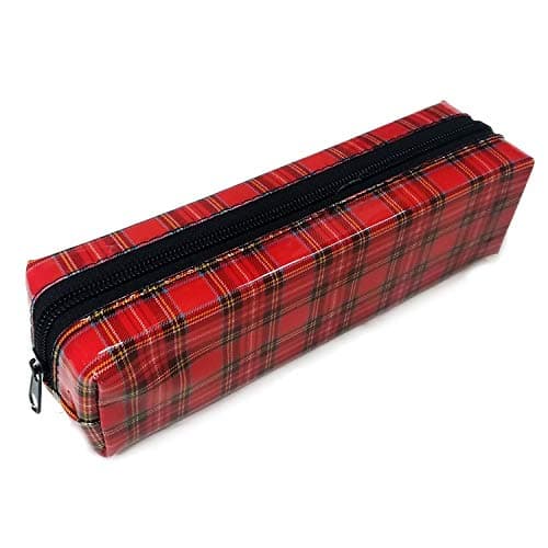 Image of Royal Stewart Tartan Pvc Pencil Case - N/A - One Size
