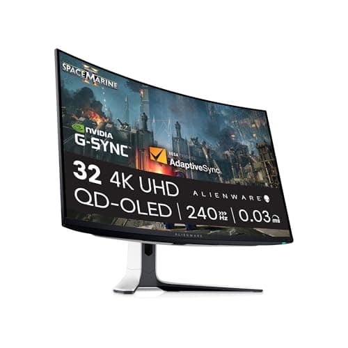 Image of Alienware AW3225QF Gaming Monitor 31.6-Inch 4K Ultra HD (3840x2160) 240Hz, 0.03ms, AMD FreeSync + NVIDIA G-SYNC Adaptive Sync Technology