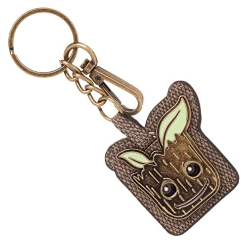 Image of Marvel Official Guardians of the Galaxy Groot PU and Metal Keyring Keyring