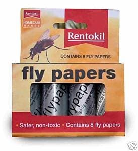 Image of Rentokil FLY PAPER 4 PACK/FLY PAPERS
