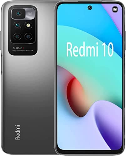 Image of Xiaomi Redmi 10 (2022) - Smartphone 64GB, 4GB RAM, Dual Sim, Carbon Gray