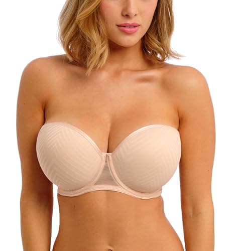 Image of Freya Women's Tailored Underwire Strapless Bra, Natural Beige, 38DD