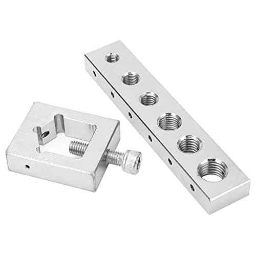 Image of Bolt Drill Jig Holder Kit,Carbon Steel High Hardness Precise Bolt Drill Jig Metric Safety Wire Lockwire Nut Kit