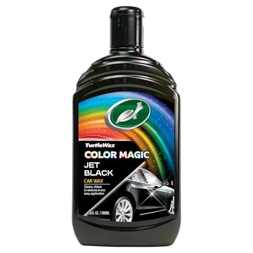 Image of Turtle Wax 52708 Color Magic Car Paintwork Polish Restores Colour & Shine Black 500ml