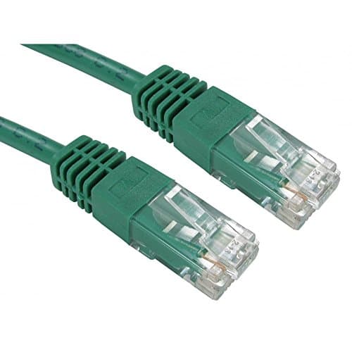 Image of ALIDA SYSTEMS 0.5m Professional Network Cable - Premium Quality (26 AWG 100% Copper Wire) / CAT5e (enhanced) / RJ45 / Ethernet/Patch/LAN/Router/Modem / 10/100 Green