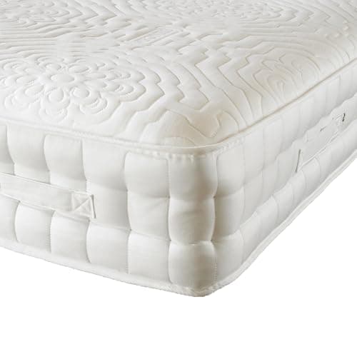 Image of Sleepur-pedic King Size Orthopedic Mattress 150 X 200 cm, 3000 Pocket Sprung Mattress for Back Pain relief, Memory Foam layer, Med-Firm Feel, 28cm Deep, Hand Stitched Border, Tencel Fabric.