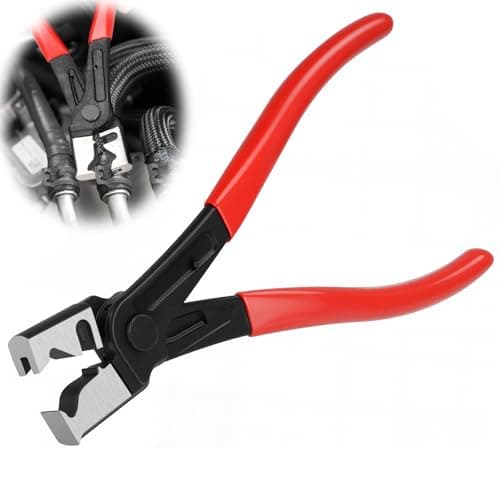 Image of Drado Heavy Duty Hose Clamp Pliers for Auto Repairing, cv Boot clamp Pliers, Clic & Clic-R Type, Swivel Drive Shaft Angle, Automotive Maintenance Tools for Most Cars