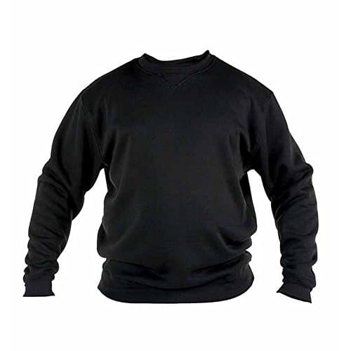 Image of Duke Mens Rockford Kingsize Sweat Crew Neck Jumper (2XL) (Black)