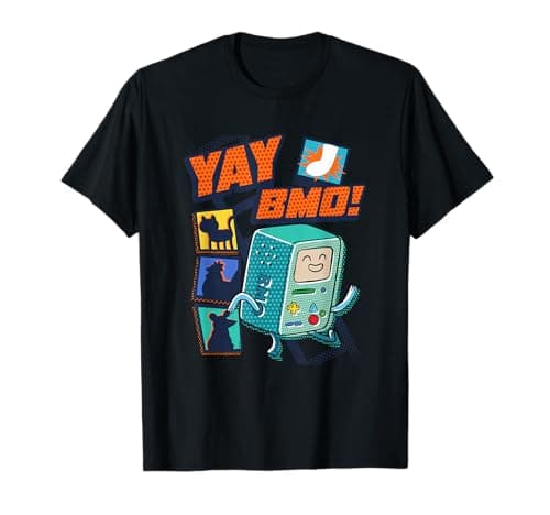 Image of Cartoon Network Adventure Time Yay BMO T-Shirt