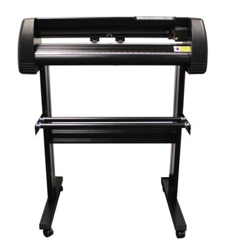 Image of Signzworld Vinyl Cutter Plotter Machine Cutting Printer 54" Optical Eye with Stand, 2 Rolls of vinyl for Sign Maker Printing MH1351