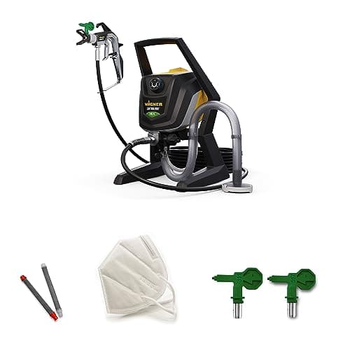 Image of WAGNER ControlPro 350R - Airless Paint Sprayer for Wall & Ceiling/Wood & Metal paint - interior and exterior usage, covers 15 m² - 2 min, 110 bar, adjustable spray pressure, 15 m hose
