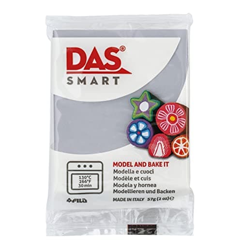 Image of DAS Smart Oven Bake Modelling 57g Clay, Cool Grey, For Professionals and Hobbyists