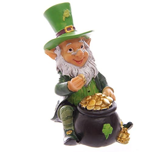 Image of Vision4ever Fun Mini Collectible Leprechaun Figurines | Set of Charming Irish Leprechauns | Perfect for St. Patrick’s Day Decor or Collectors