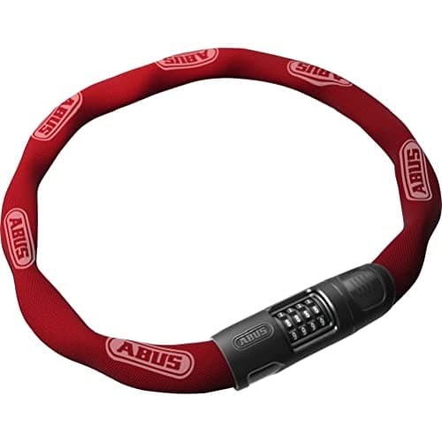 Image of ABUS chain lock 8808C - sturdy combination lock made of specially hardened steel - easy-to-read numbers with cover - security level 9