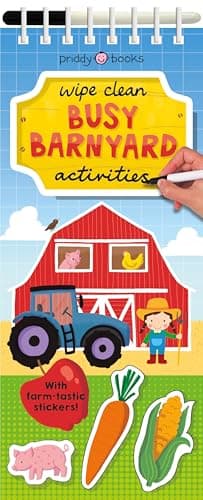 Image of Wipe Clean Activities: Busy Barnyard: With Farm-Tastic Stickers! (Wipe Clean Activity Books)