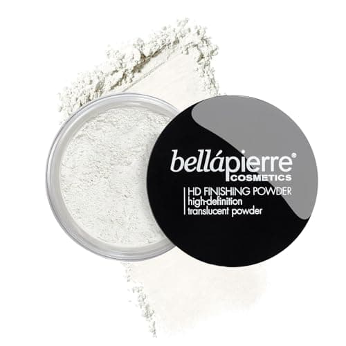 Image of Bellapierre HD Finishing Powder – Translucent Setting Powder, Lightweight Mattifying Powder for Baking & Shine Control, Silky Mineral Formula, Talc-Free, Paraben-Free, Cruelty-Free – 6.5 Grams