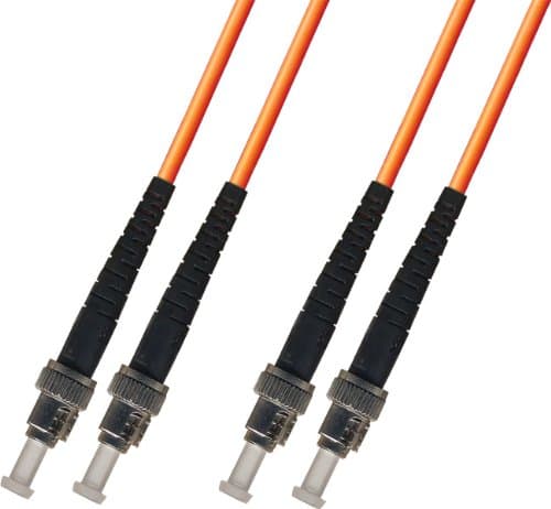 Image of 30M OM1 - Multimode 62.5/125 - Duplex - Fiber Optic Cable - ST-ST
