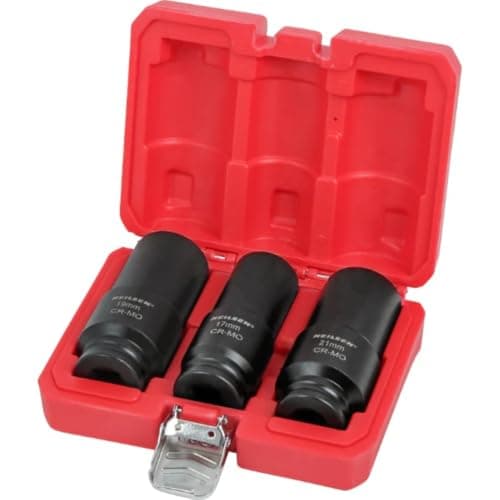 Image of Neilsen CT7121 10pc Bolt Nut Extractor Set - 1/2" Dr | CR-MO | 8pc Extractors 14-27mm | Rod | 1/2" Dr Adaptor | Ideal for Removal of Wheel Nuts Rounded or Rusted Nuts Bolts Pipes and Studs