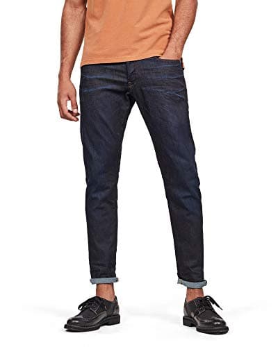 Image of G-STAR Men's 3301 Regular Tapered Jeans, Blue (dk Aged 51003-7209-89), 31W / 30L