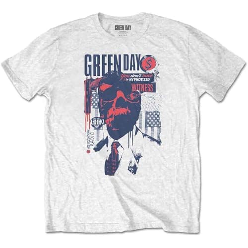 Image of Green Day Patriot Witness Official Tee T-Shirt Mens Unisex (XX-Large)