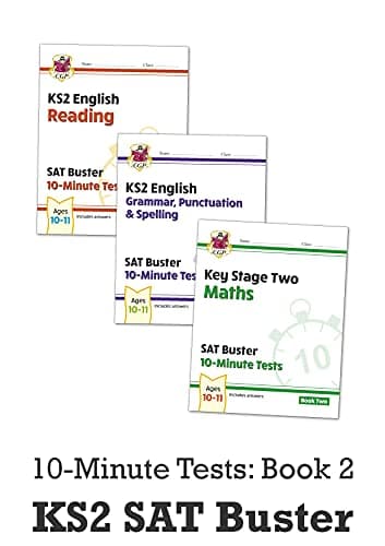 Image of Complete KS2 Maths and English 10-Minute Test SAT Buster Book 2 Bundle (for the 2026 tests)