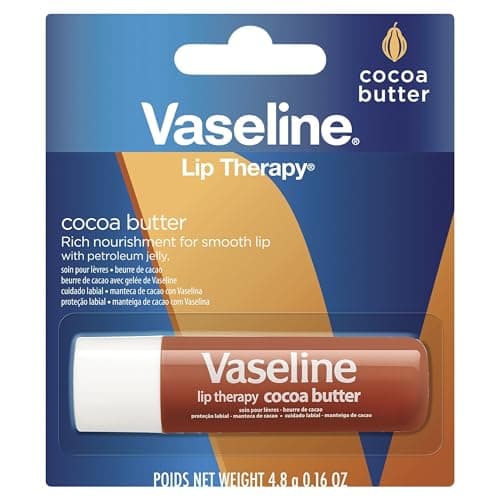 Image of Vaseline Lip Therapy Stick Cocoa Butter with Petroleum Jelly for Soft Smooth Lips | Intensive Lip Repair Treatment 4.8g