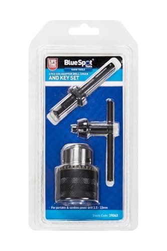 Image of Blue Spot 3 Piece SDS Chuck and Key Set