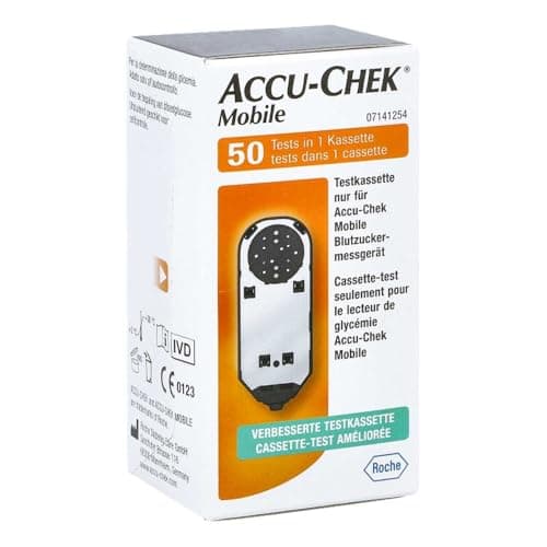 Image of Accu-Chek 4026324 Mobile Test Cassette, 50 Test, 100g