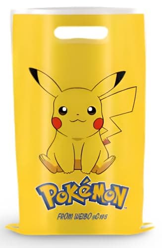 Image of Pokémon Party Supplies | Gift Bags | 15+ Years | Pikachu | 20 Bags