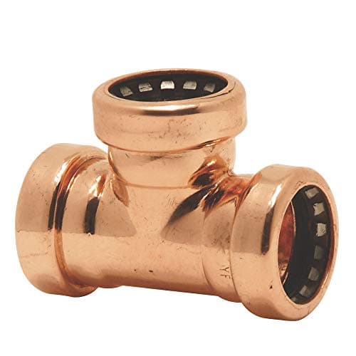 Image of Tectite Sprint - Copper Push-Fit Equal Tee 22mm