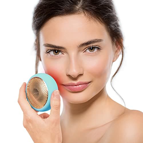 Image of Foreo Ufo Full Facial Led Face Mask Treatment, Red Light Therapy Face Care, Korean Skincare, Thermotherapy, Cryotherapy, Face Massager, Moisturiser, Increased Skin Care Absorption, Mint