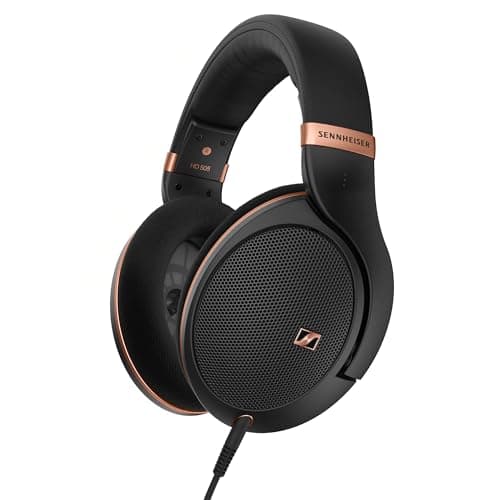 Image of Sennheiser HD 505 Wired Headphones Over Ear With Transparent Sound and Controlled Bass, Enhanced Comfort Open Ear Headphones for Music, Work, Gaming, Audiophiles, Students, Travel, Copper Edition