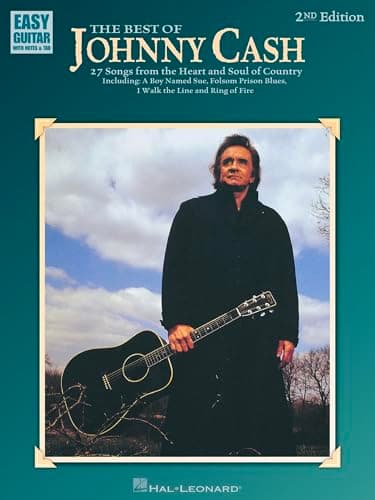 Image of The Best of Johnny Cash: Easy Guitar With Notes & Tab