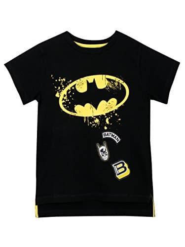 Image of BATMAN Boys DC Comics T-Shirt Black 10-11 Years
