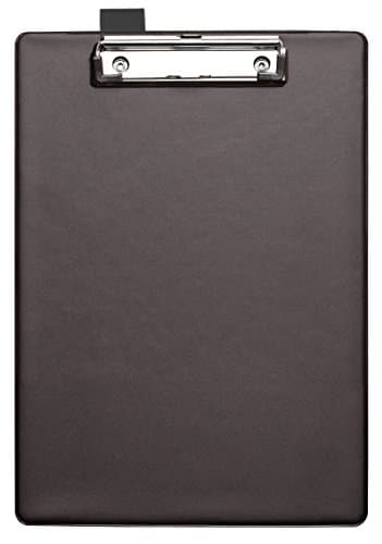 Image of SECO,1 Pack,570A-PVC-BK A4+ PVC Covered Clipboard with Heavy Duty Clip - Black