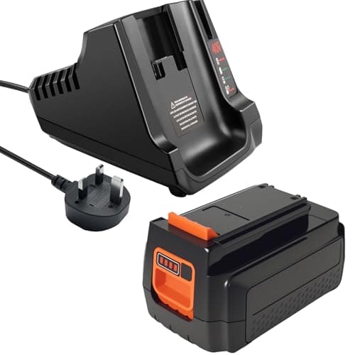 Image of 36V 2.5AH Lithium Battery and Fast Charger Combo Compatible with Black & Decker 36V Volt Battery BL2536 BL2036 BL1536 BL1336 BL20362 LBX1540 LBX2540 Cordless Power+ Tools
