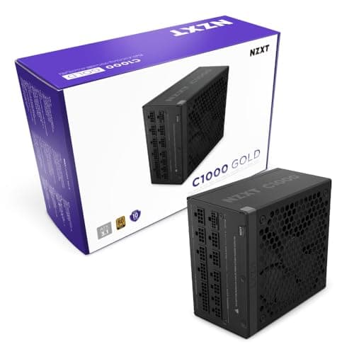 Image of NZXT C1000 Gold ATX 3.1 - Fully Modular Low-Noise PC Gaming Power Supply - 1000 Watts - 80 PLUS Gold - 12V-2x6 Connector - Zero Fan Mode - 100% Japanese Capacitors - Black