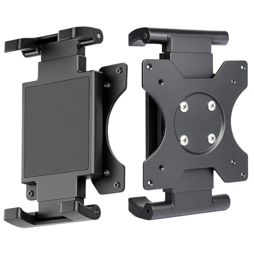 Image of Universal VESA Mount Adapter for Tablets – Spring Clamp Holder for iPad and Portable Monitors up to 15.6″ – Fits VESA 75x75 & 100x100 – Compatible with Surface, Galaxy Tab, and 2-in-1 Laptops