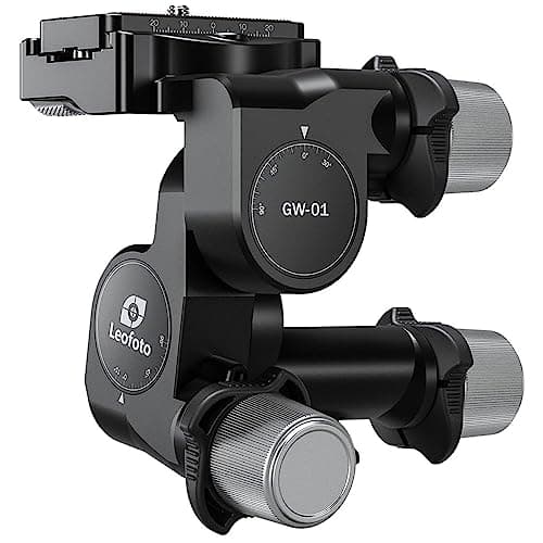 Image of LEOFOTO GW-01 Geared 3-Way Ball Head with Arca Swiss Compatible Plate