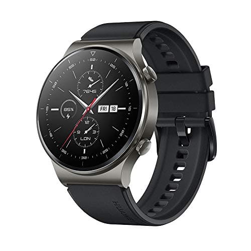 Image of HUAWEI WATCH GT 2 Pro Smartwatch, 1.39'' AMOLED HD Touchscreen, 2-Week Battery Life, GPS and GLONASS, SpO2, 100+ Workout Modes, Bluetooth Calling, Heartrate Monitoring, Night Black