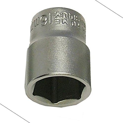 Image of Faithfull SOC1221 21mm Hexagon Socket Chrome Vanadium 1/2-inch Drive