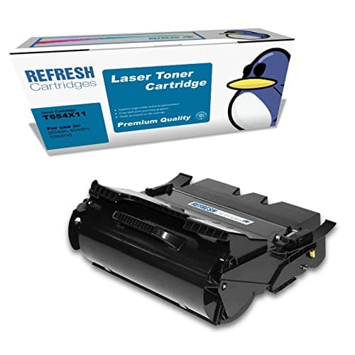 Image of Remanufactured T654/T656 (T654X21E/T654X11E) Extra High Capacity Black Toner Cartridge Replacement for Lexmark Printers