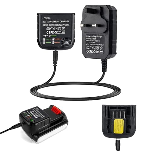Image of 1Pcs 18V Lithium Ion Battery Charger Replacement for Black & Decker Bat tery Charger,Lithiumion Battery Ch arger Compatible with LB20 LBX20 LB2X4020 LBX4020 LBXR20 LBXR2020-OPE LBXR20-OPE