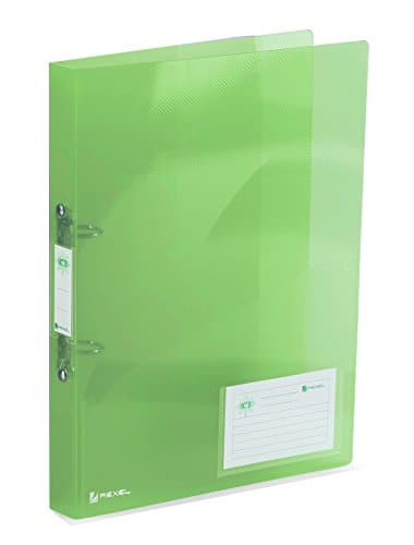 Image of Rexel A4 Ring Binder, Assorted Colours (Orange, Blue, Lime Green or Pink), 25 mm 2 O-Ring Diameter, Ice, 2102044