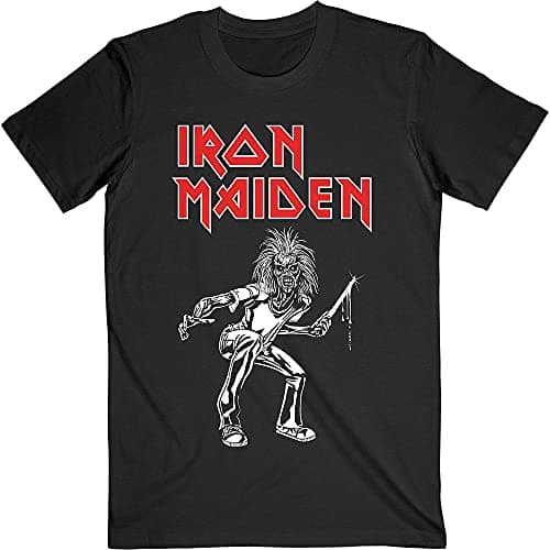 Image of Iron Maiden Unisex T-Shirt: Autumn Tour 1980 (Back Print) - Large - Black
