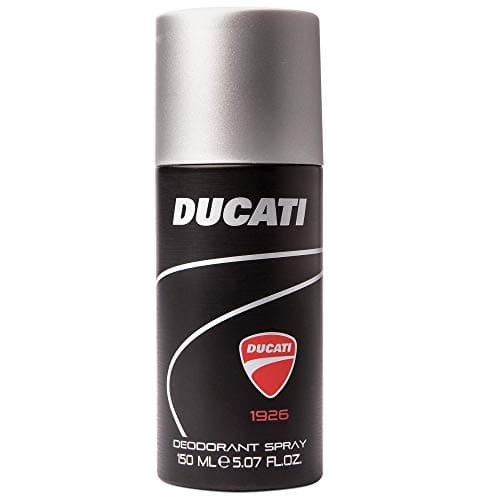 Image of Ducati 1926 Deodorant Spray - Woody and Aromatic Fragrance for Men | Bergamot, Lavender & Vanilla Notes | Male Daily Grooming Essentials | Masculine & Refreshing Scent | 150 ml