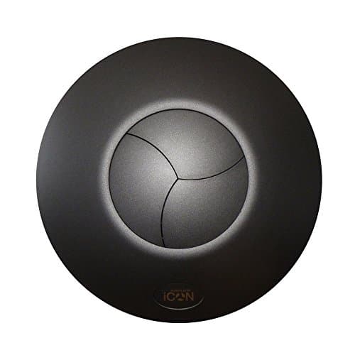 Image of Airflow iCON 15 Fan Cover in Elegant Anthracite (Dark Grey) – Designer Look for Bathrooms – Fits iCON 15 Extractor Fan